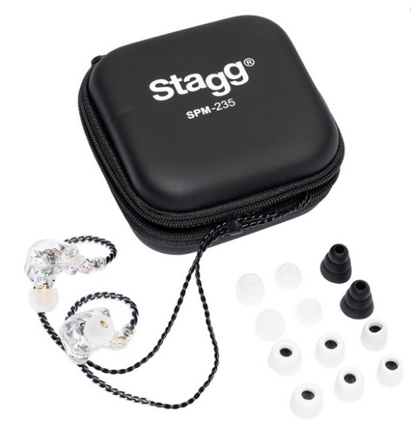 STAGG - SPM-235 TR - 2-DRIVER IN-EAR MONITORS TRNSP